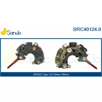 Pont de diodes, alternateur SANDO SRC40124.0