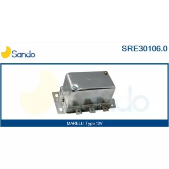 Régulateur d'alternateur SANDO SRE30106.0 pour FIAT 500 0.5 - 15cv