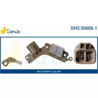 Régulateur d'alternateur SANDO OEM A4TU9685AM Régulateur d'alternateur SANDO OEM A4TU9685AM