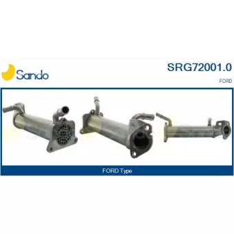 Radiateur, réaspiration des gaz d'échappement SANDO OEM CK2Q9F464AB