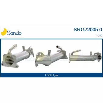Radiateur, réaspiration des gaz d'échappement SANDO OEM CK3Q9F464BB