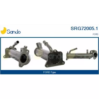 Radiateur, réaspiration des gaz d'échappement SANDO OEM CK3Q9F464BB