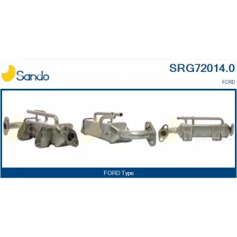 Radiateur, réaspiration des gaz d'échappement SANDO SRG72014.0