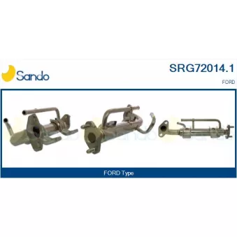 Radiateur, réaspiration des gaz d'échappement SANDO SRG72014.1
