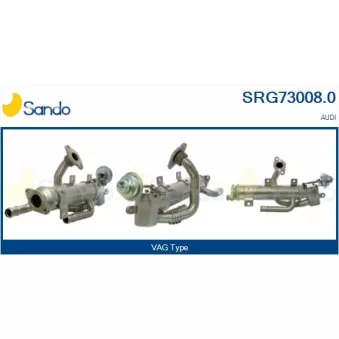 Radiateur, réaspiration des gaz d'échappement SANDO OEM 03G131512R