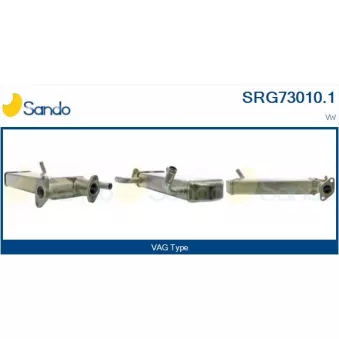 Radiateur, réaspiration des gaz d'échappement SANDO OEM 03l131511l