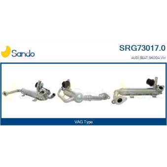 SANDO SRG73017.0 - Radiateur, réaspiration des gaz d'échappement