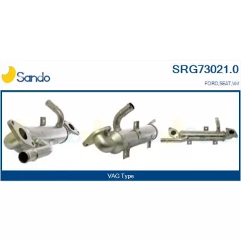 SANDO SRG73021.0 - Radiateur, réaspiration des gaz d'échappement