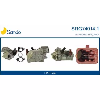 SANDO SRG74014.1 - Radiateur, réaspiration des gaz d'échappement