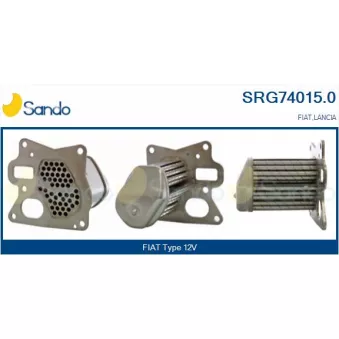 SANDO SRG74015.0 - Radiateur, réaspiration des gaz d'échappement