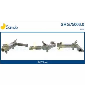 Radiateur, réaspiration des gaz d'échappement SANDO SRG75003.0