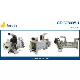 SANDO SRG78005.1 - Radiateur, réaspiration des gaz d'échappement