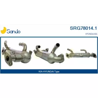 SANDO SRG78014.1 - Radiateur, réaspiration des gaz d'échappement