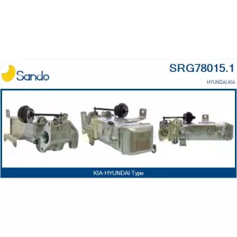 Radiateur, réaspiration des gaz d'échappement SANDO SRG78015.1