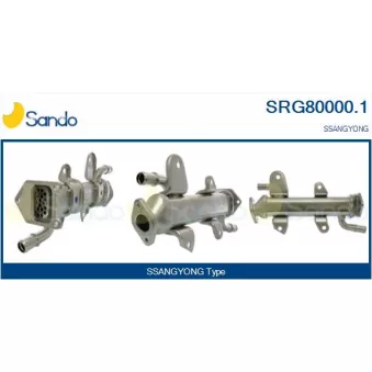 Radiateur, réaspiration des gaz d'échappement SANDO SRG80000.1