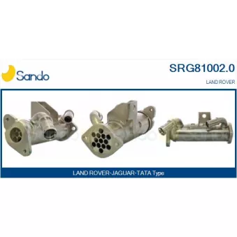 SANDO SRG81002.0 - Radiateur, réaspiration des gaz d'échappement