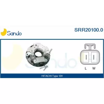 Kit de réparation, alternateur SANDO OEM LR1100502E