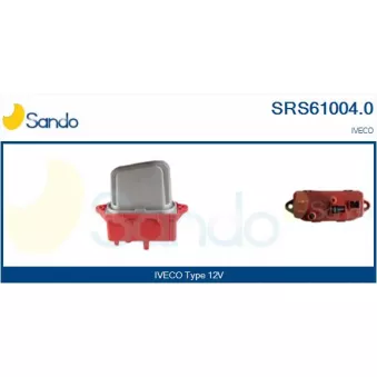 Résistance, pulseur d'air habitacle SANDO SRS61004.0