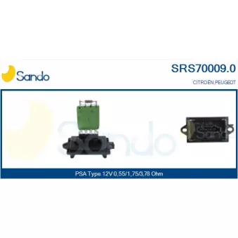 Résistance, pulseur d'air habitacle SANDO OEM 6441Q7