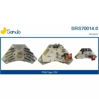 Résistance, pulseur d'air habitacle SANDO SRS70014.0