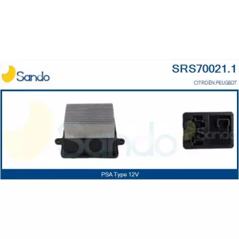 Résistance, pulseur d'air habitacle SANDO SRS70021.1