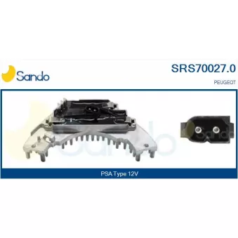 Résistance, pulseur d'air habitacle SANDO SRS70027.0