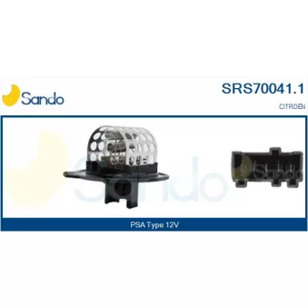 Résistance, pulseur d'air habitacle SANDO SRS70041.1