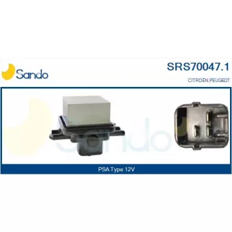 Résistance, pulseur d'air habitacle SANDO SRS70047.1