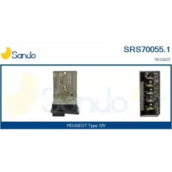 Résistance du ventilateur de radiateur SANDO SRS70055.1