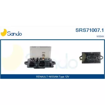 SANDO SRS71007.1 - Résistance, pulseur d'air habitacle