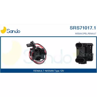 Résistance, pulseur d'air habitacle SANDO SRS71017.1