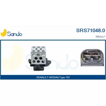 Résistance du ventilateur de radiateur SANDO OEM 214936501R