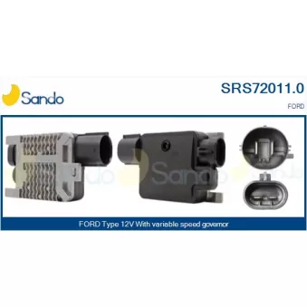 Commande, ventilateur électrique (refroidissement du moteur) SANDO OEM 940002904
