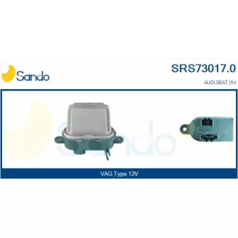 Résistance, pulseur d'air habitacle SANDO SRS73017.0