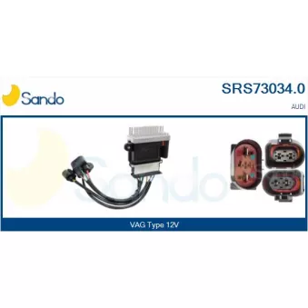 Commande, ventilateur électrique (refroidissement du moteur) SANDO SRS73034.0