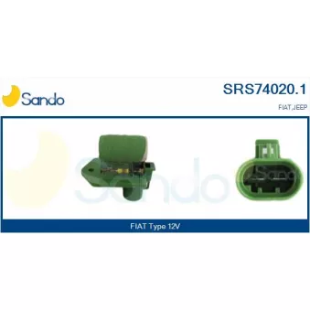Résistance du ventilateur de radiateur SANDO SRS74020.1