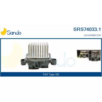 Résistance, pulseur d'air habitacle SANDO OEM 9467055880