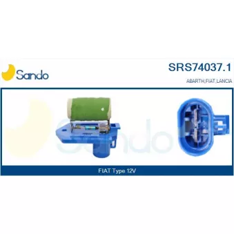 Résistance du ventilateur de radiateur SANDO SRS74037.1