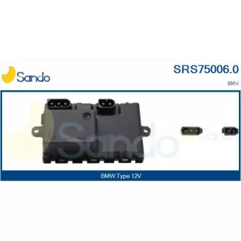 Résistance, pulseur d'air habitacle SANDO OEM 67326937774