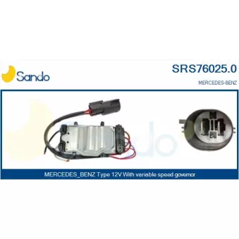 Résistance du ventilateur de radiateur SANDO OEM 1698203542