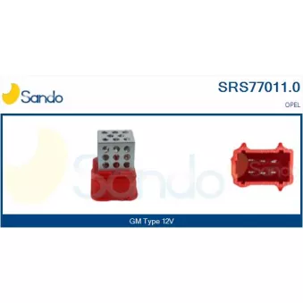 Résistance, pulseur d'air habitacle SANDO SRS77011.0