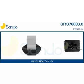 Résistance, pulseur d'air habitacle SANDO SRS78003.0