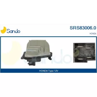 Résistance, pulseur d'air habitacle SANDO SRS83006.0