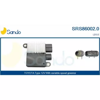 Résistance du ventilateur de radiateur SANDO OEM 8925726020