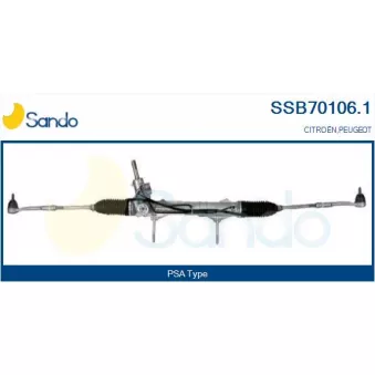 Crémaillière de direction SANDO OEM 9688396480