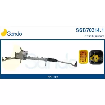 Crémaillière de direction SANDO OEM 1638139780