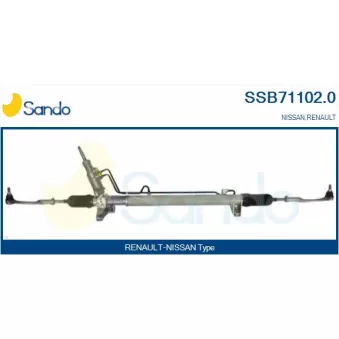 Crémaillère de direction SANDO OEM 93181008