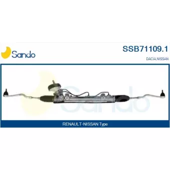 Crémaillère de direction SANDO OEM 490016602R