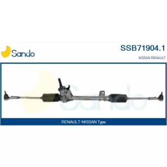 Crémaillère de direction SANDO OEM 8200891308