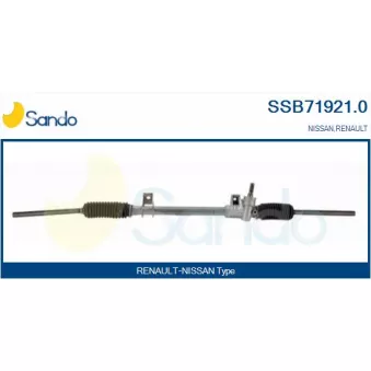 Crémaillière de direction SANDO OEM 7701465388
